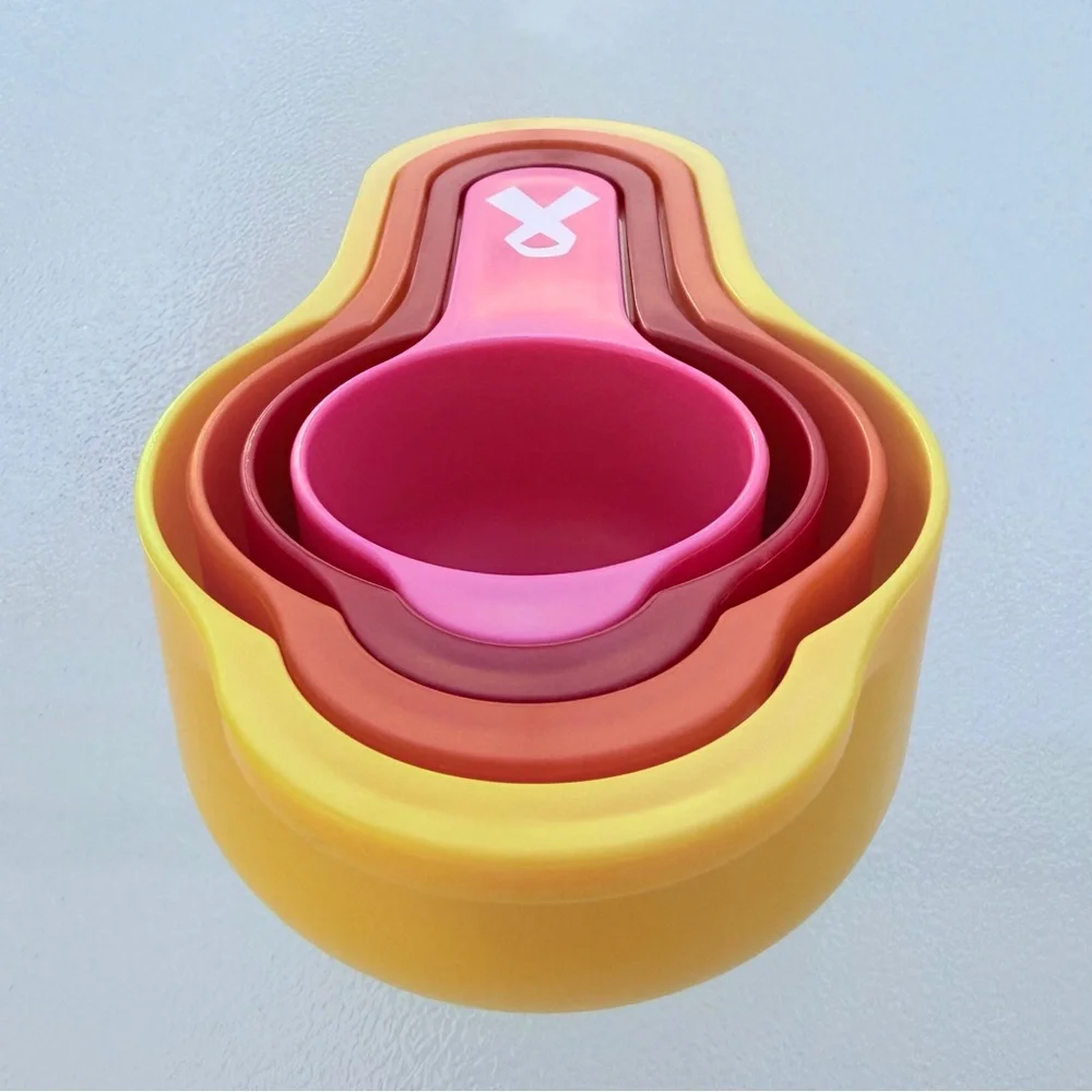 Breast Cancer Awareness Ribbon Nesting Measuring Cups ~ Set of 4
